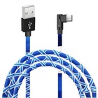 Дата кабель USB 2.0 AM to Micro 5P 1.0m White/Blue Grand-X (FM-08WB) U0478520