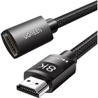 Кабель мультимедійний HDMI M to HDMI F 0.5m 8K HD151 black Ugreen (40400) U1109699