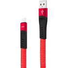 Дата кабель USB 2.0 AM to Micro 5P 1.2m 2.1A spring red XO (NB127-M-RD) U1093050