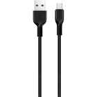 Дата кабель USB 2.0 AM to Micro 5P 2.0m 2A PVC X20 black HOCO (6957531068884) U1065403