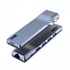 Концентратор Armorstandart For MacBook M-Series HDMI 4K, RJ45, PD, 3USB, SD, microSD Grey (ARM69367) U1063725