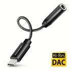 Перехідник USB-C M to 3.5mm F DAC black AXAGON (ADA-HC) U1172400