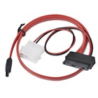 Кабель для передачи данных Molex+SATA to MicroSATA 0.25m Cablexpert (CC-MSATA-001) U0291824