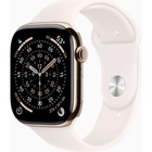 Смарт-годинник Apple Watch Series 11 GPS + Cellular 46mm Gold Titanium Case with Light Blush Sport Band - S/M (MFD54RK/A) U1101095