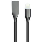 Дата кабель USB 2.0 AM to Lightning 1.0m black PowerPlant (CA911790) U0420703